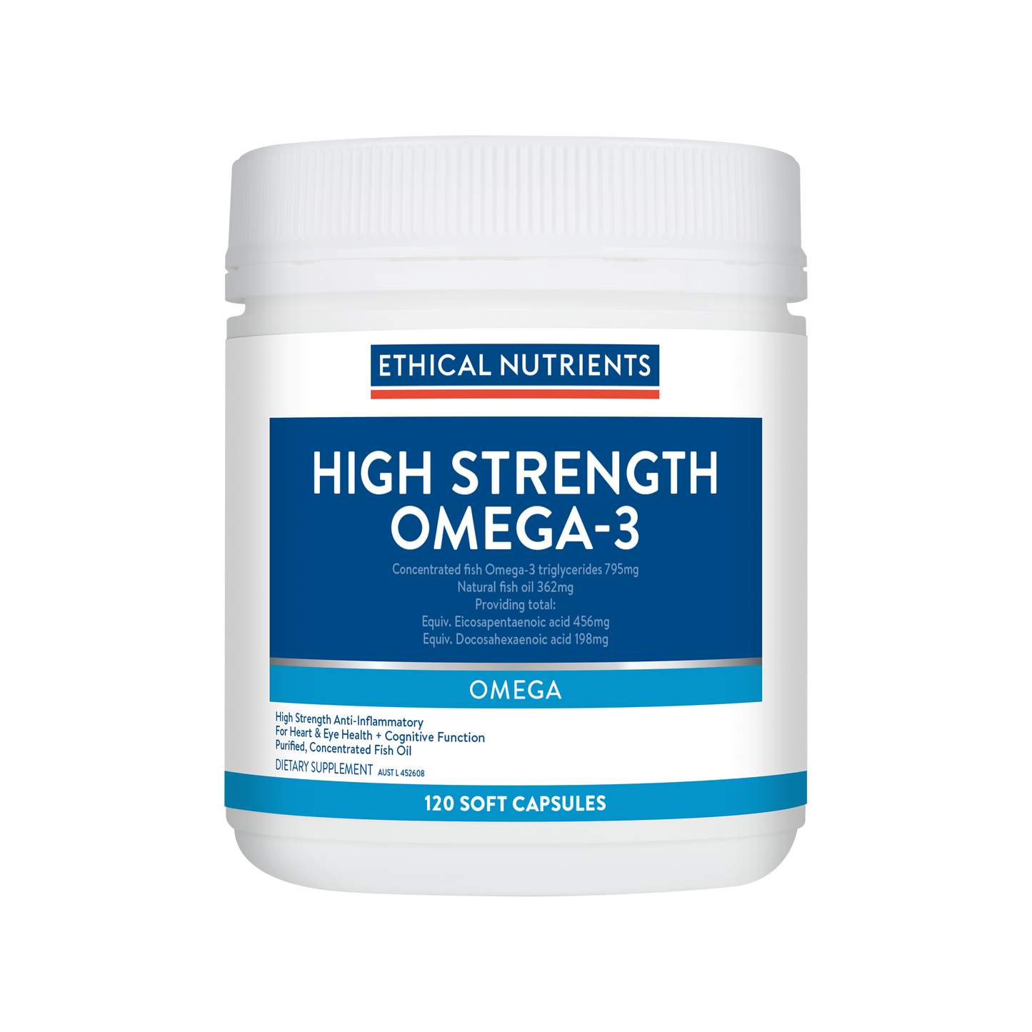 Ethical Nutrients High Strength Omega-3 120 Capsules