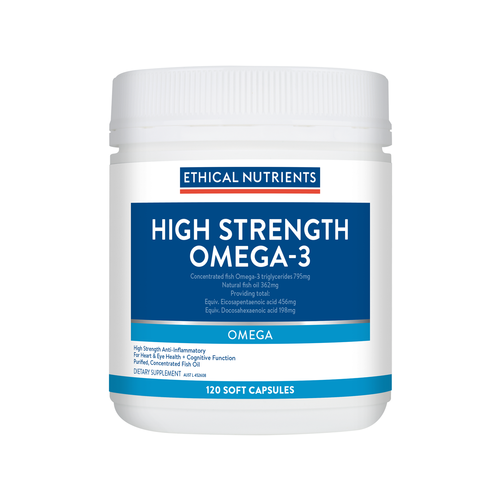 Ethical Nutrients High Strength Omega-3 120 Capsules