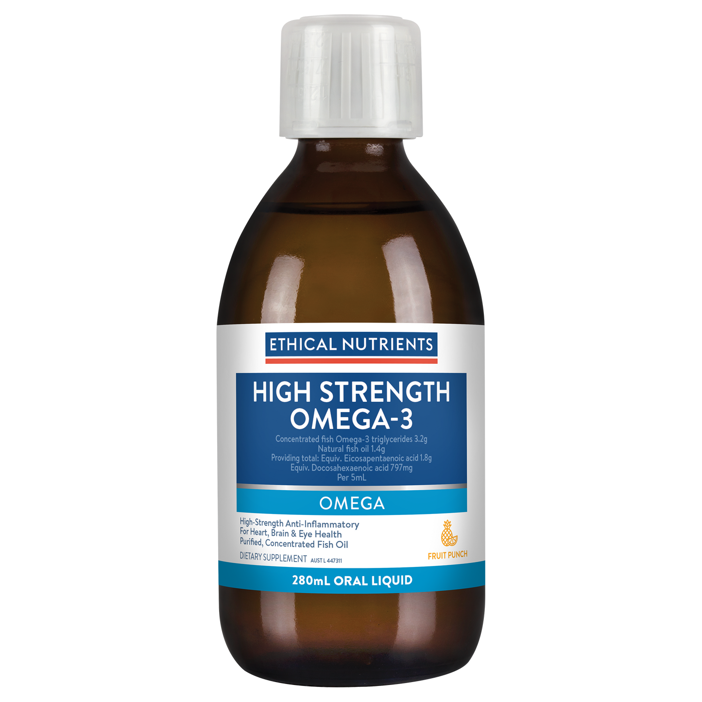Ethical Nutrients High Strength Omega-3 Fruit Punch 280ml Liquid