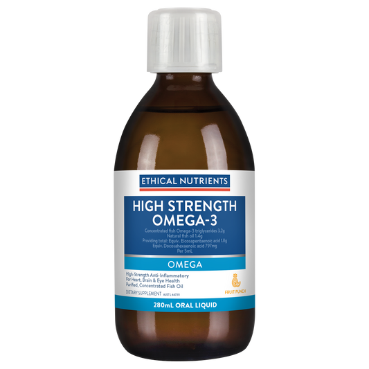 Ethical Nutrients High Strength Omega-3 Fruit Punch 280ml Liquid