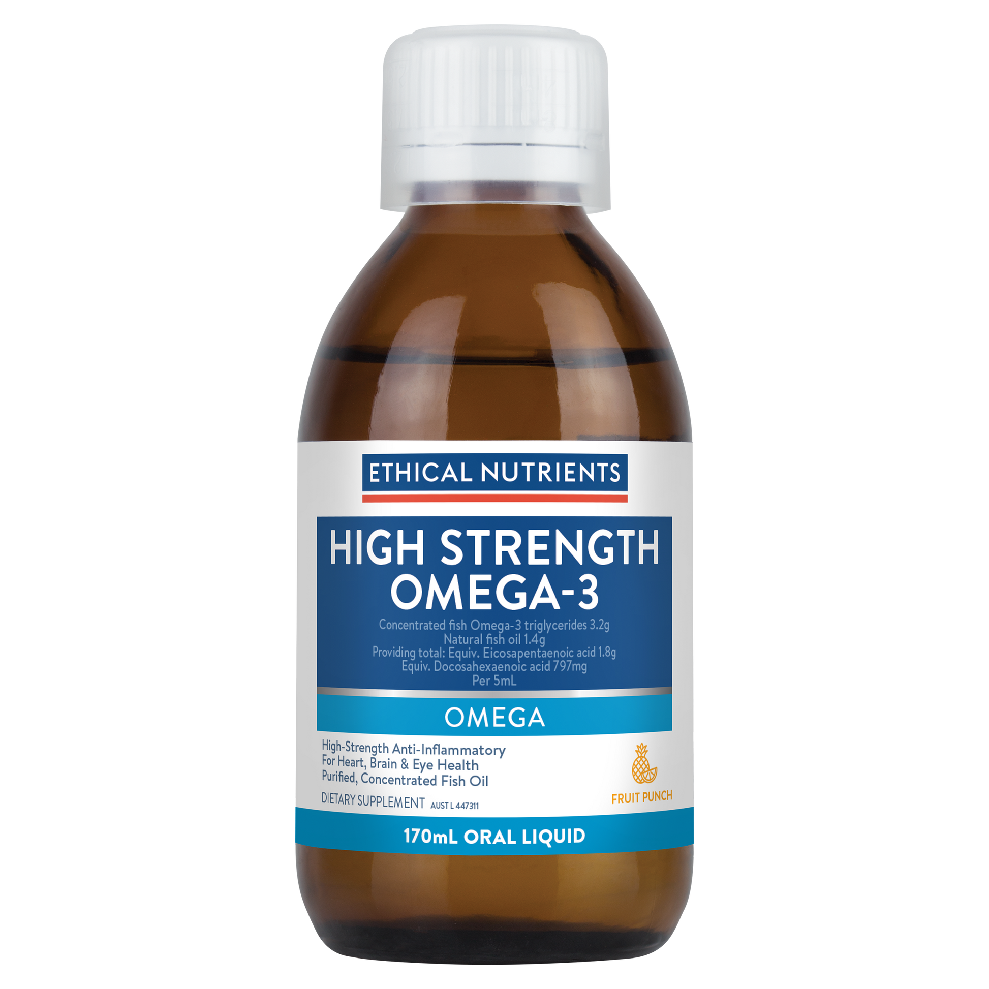 Ethical Nutrients High Strength Omega-3 Fruit Punch 170ml Liquid