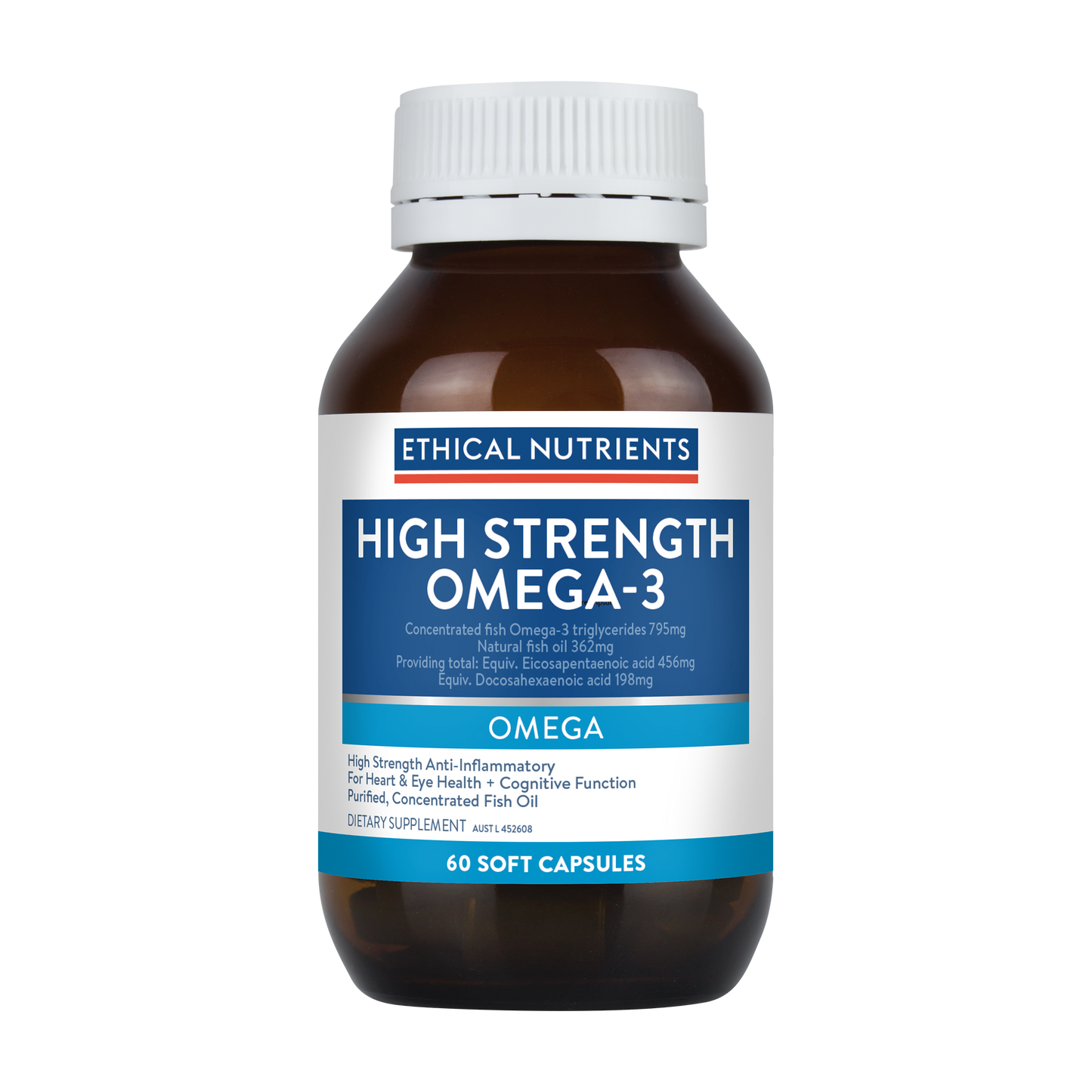 Ethical Nutrients High Strength Omega-3 60 Capsules
