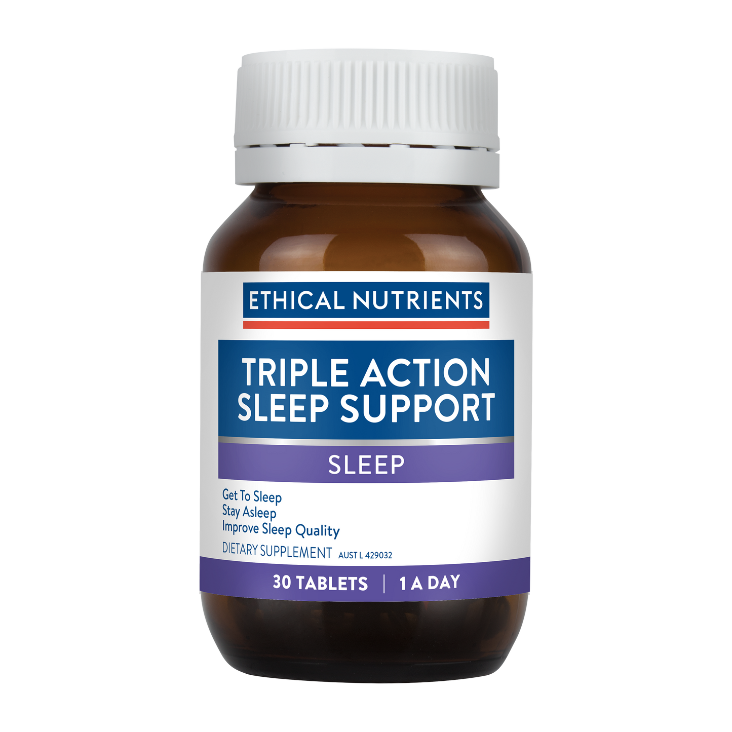 Ethical Nutrients Triple Action Sleep Support 30 Tablets
