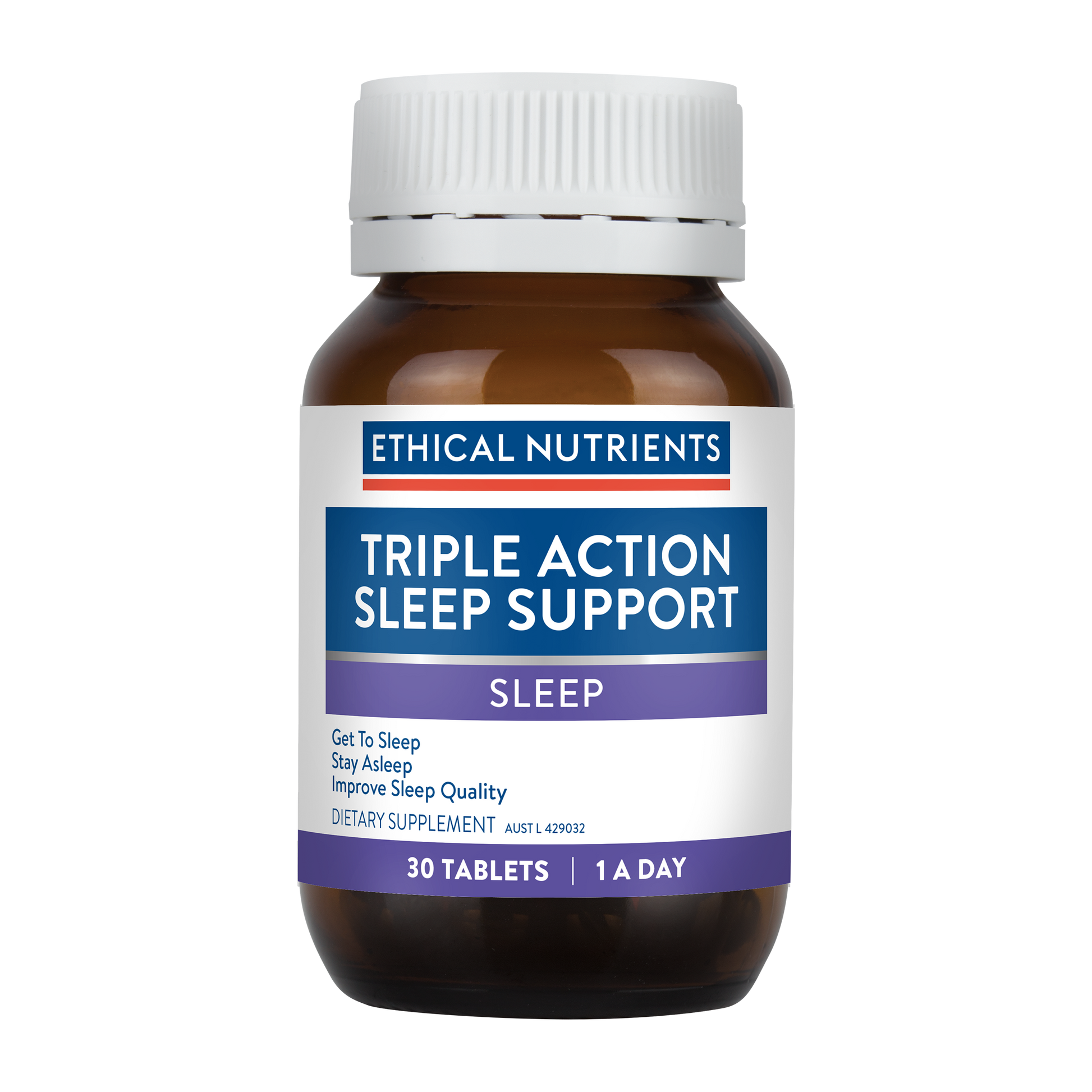 Ethical Nutrients Triple Action Sleep Support 30 Tablets