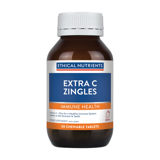 Ethical Nutrients Extra C Zingles Berry 50 Chewable Tablets