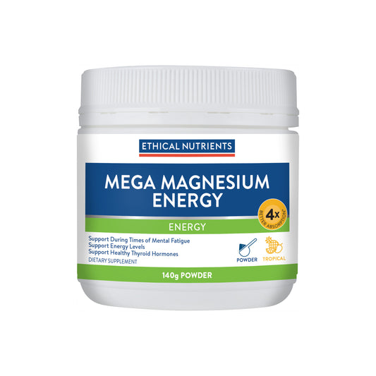 Mega Magnesium Energy Tropical 140g Powder