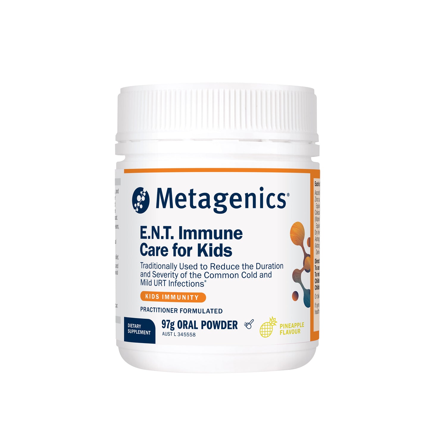 E.N.T Immune Care for Kids Pineapple 97g Powder