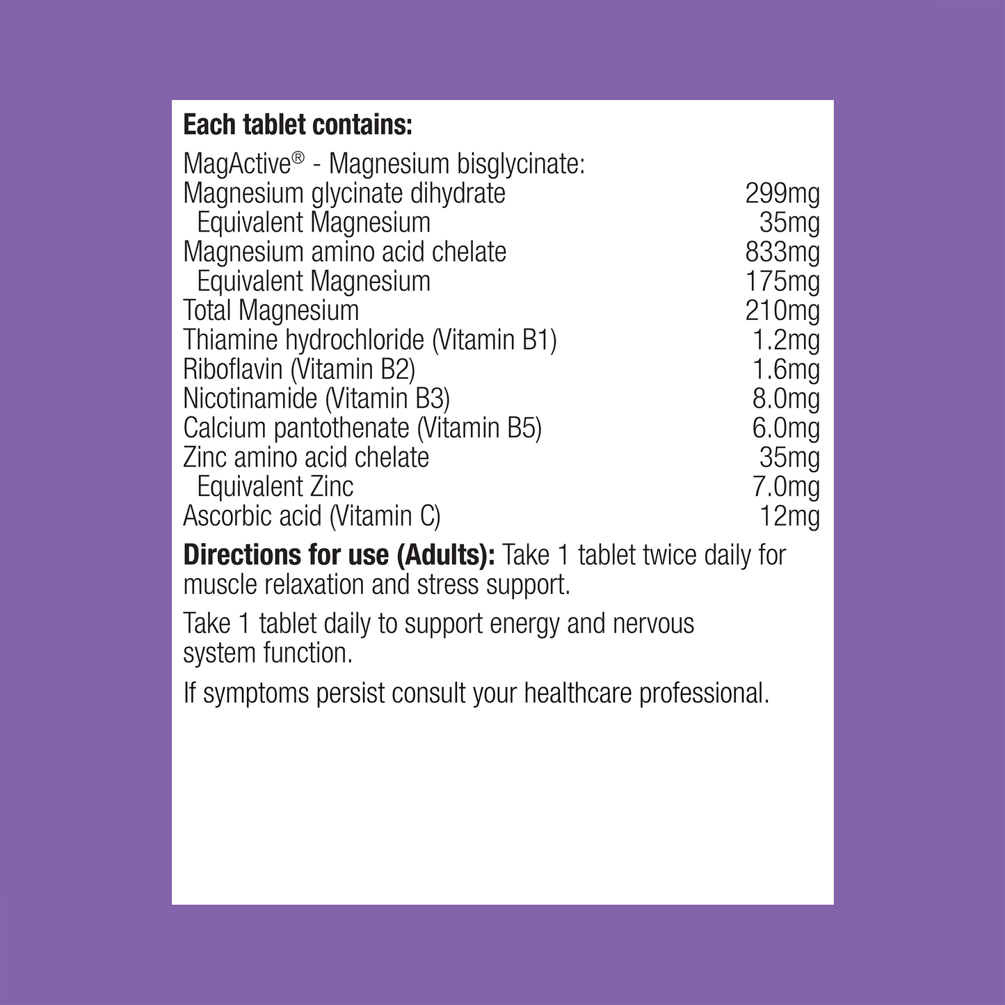 MetaRelax Daily 30 Tablets