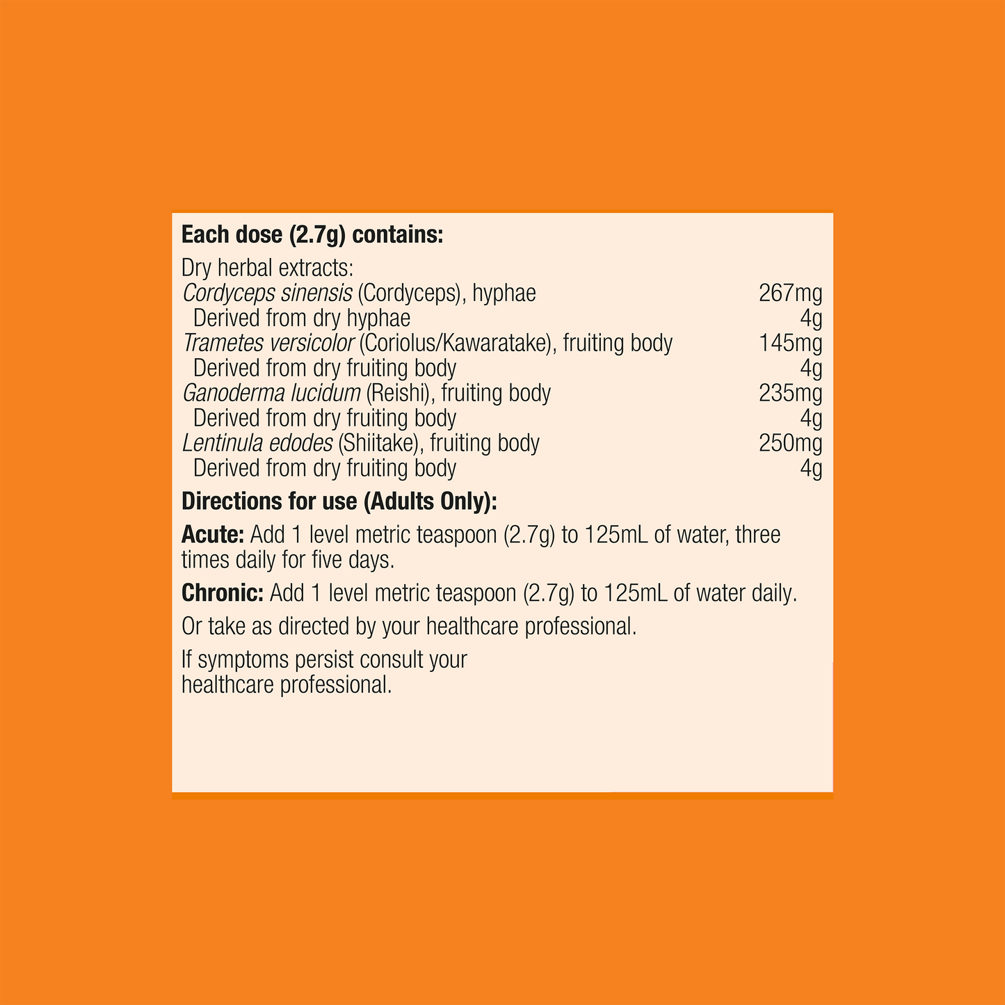 Super Mushroom Complex Pine Lime 100g Powder