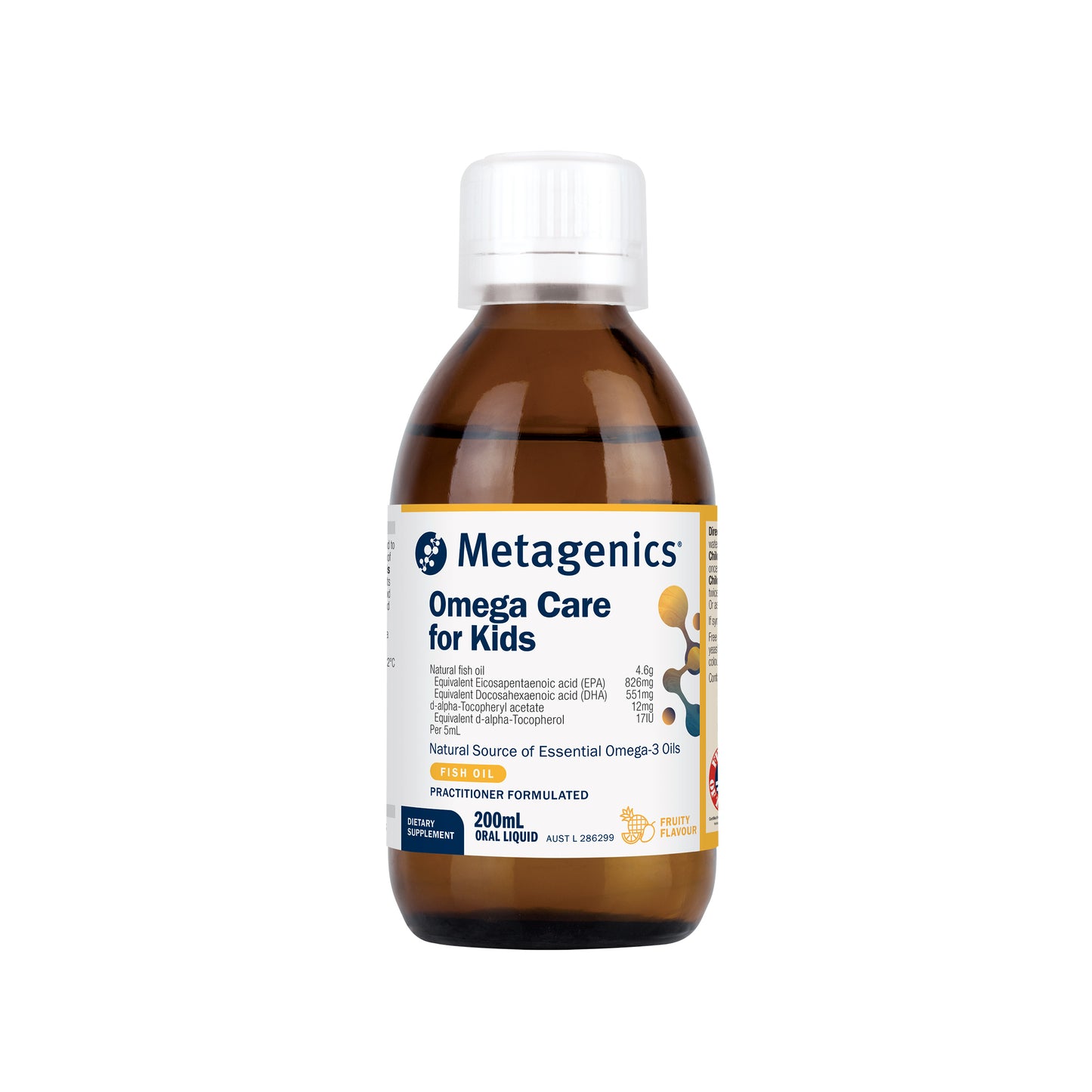 Metagenics Omega Care for Kids Fruity 200ml Liquid