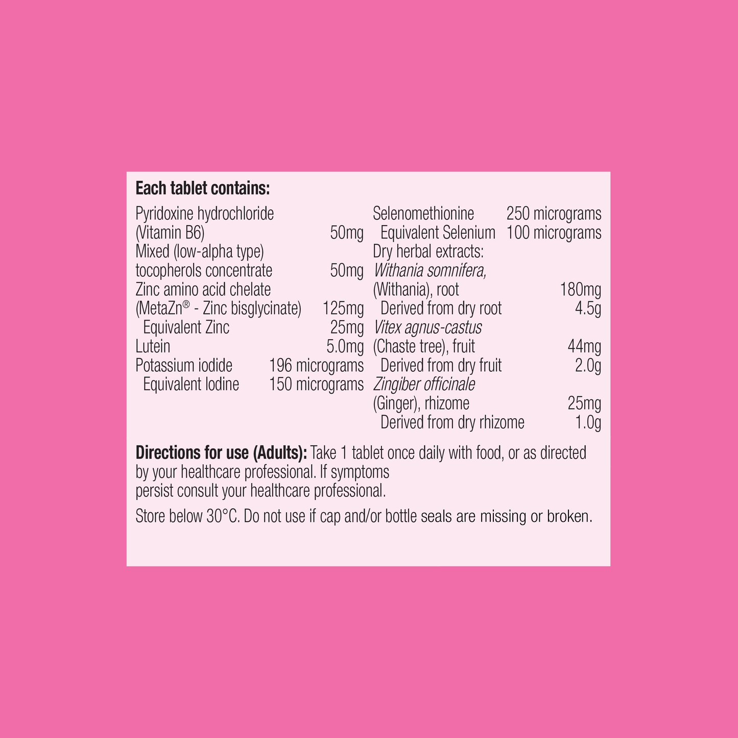 PMS Ease 30 Tablets