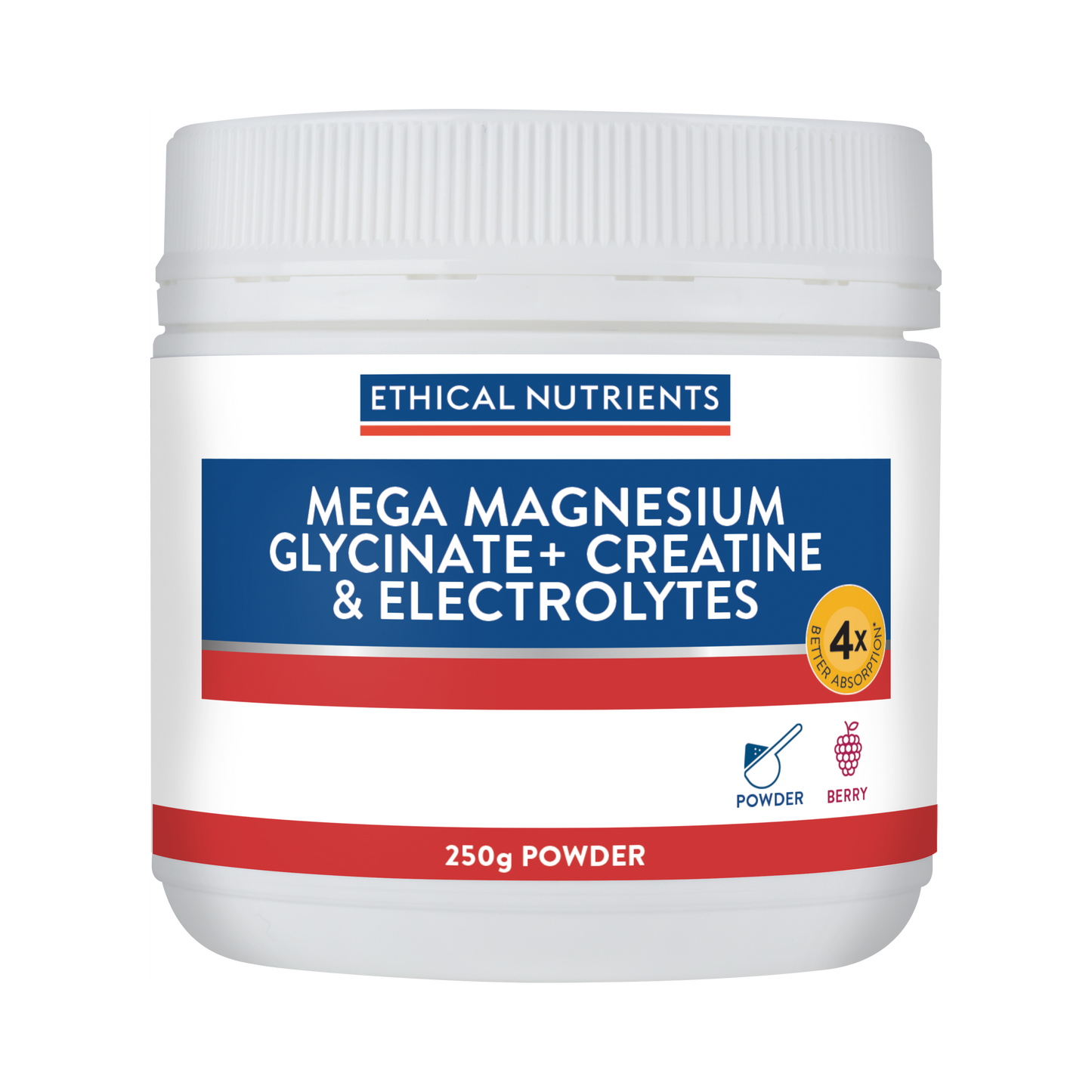 Mega Magnesium Glycinate+ Creatine & Electrolytes 250g Powder