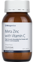 Meta Zinc with Vitamin C Orange flavour 114 g oral powder 