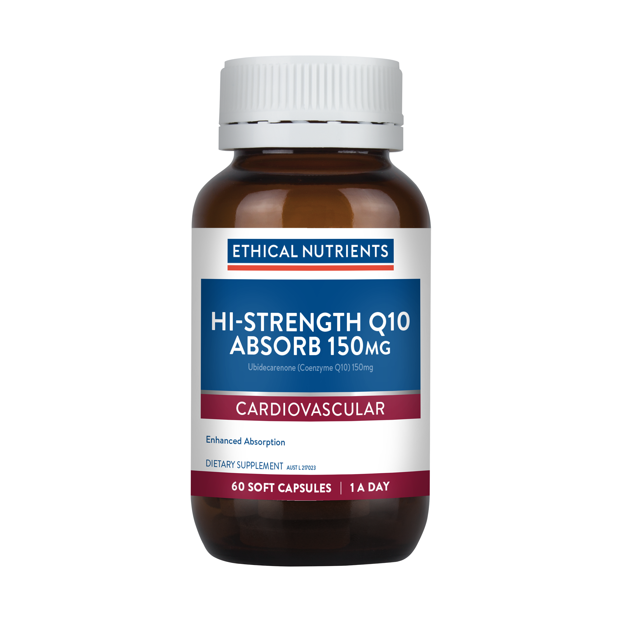 Ethical Nutrients Hi-Strength Q10 Absorb 150mg 60 Capsules