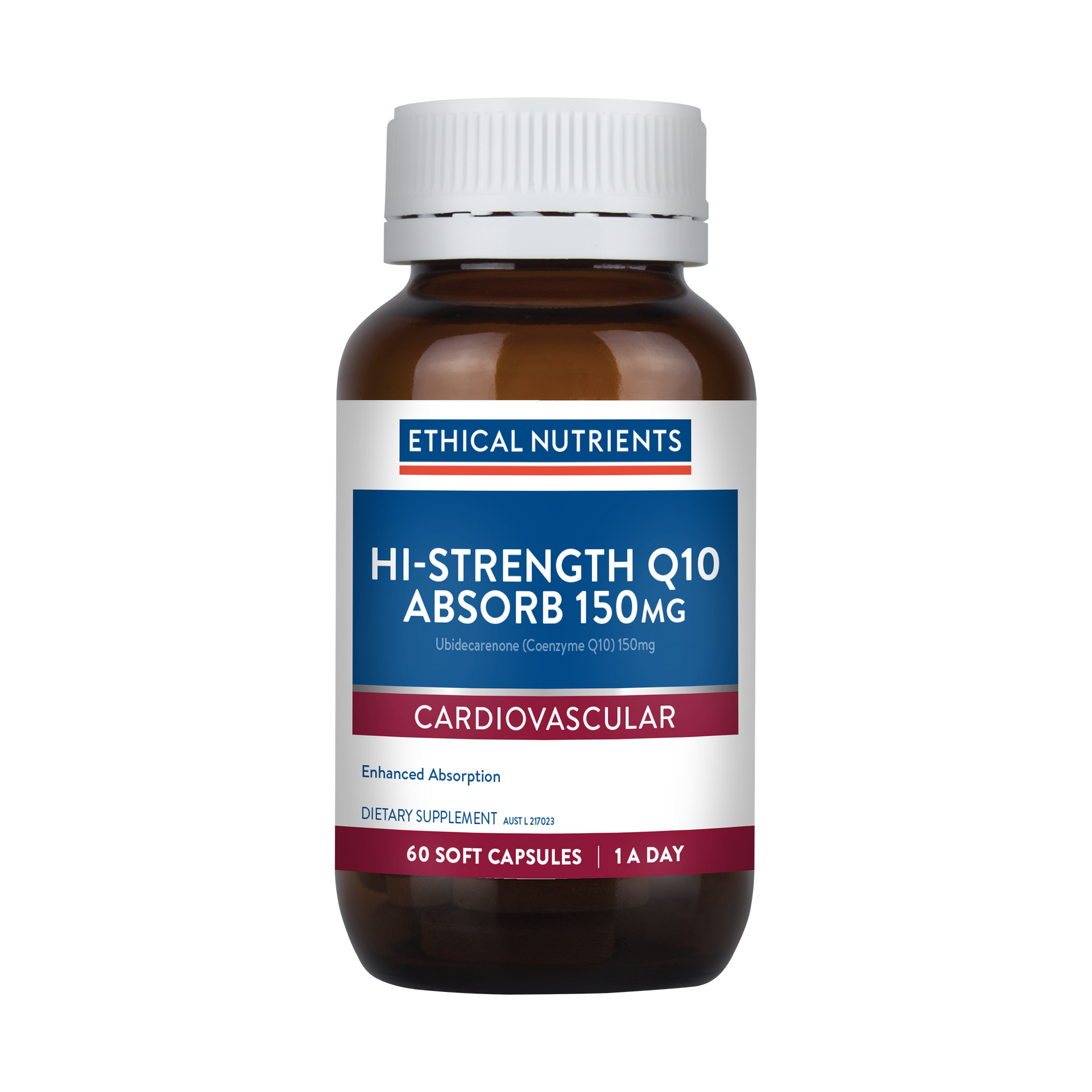 Ethical Nutrients Hi-Strength Q10 Absorb 150mg 60 Capsules
