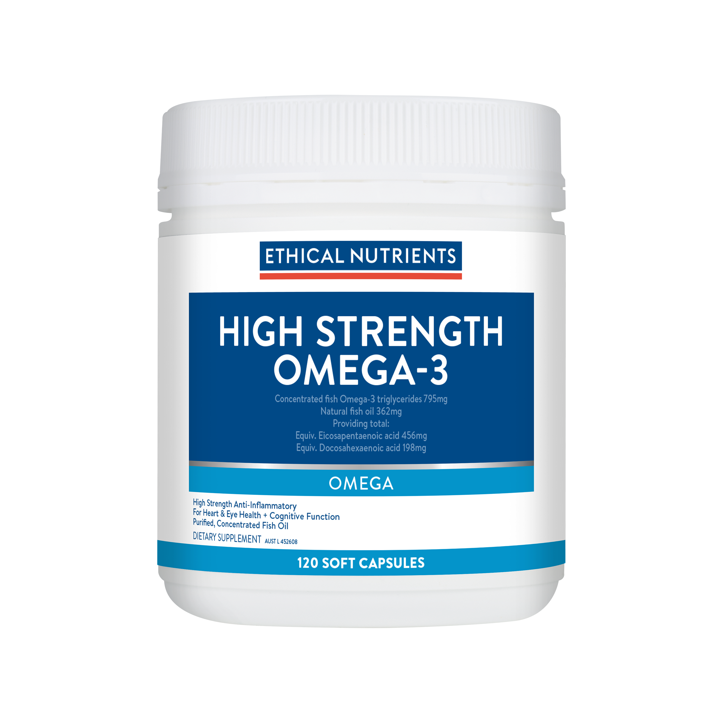 Ethical Nutrients High Strength Omega-3 120 Capsules