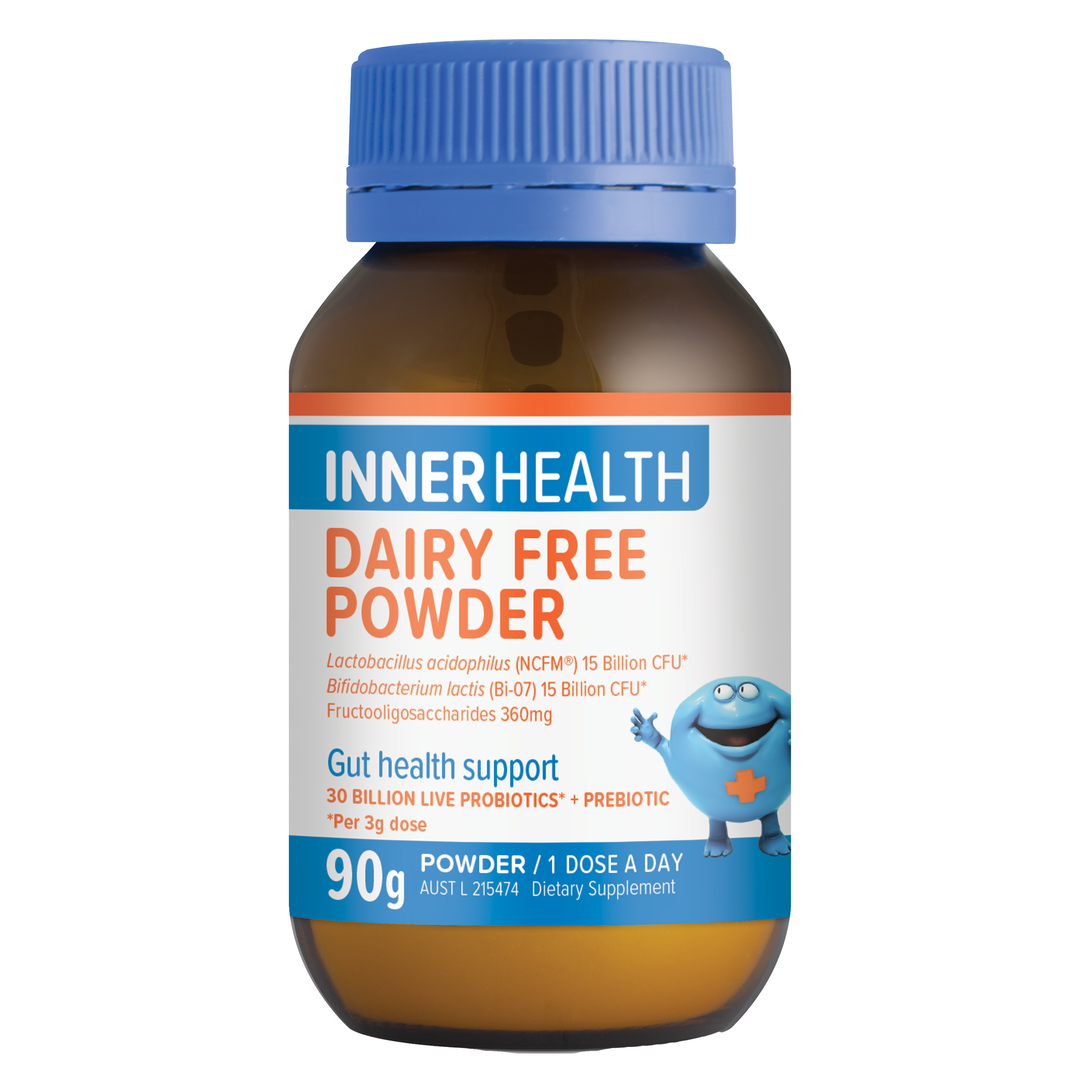 Inner Health Dairy Free Powder Probiotic 90g – Metagenics