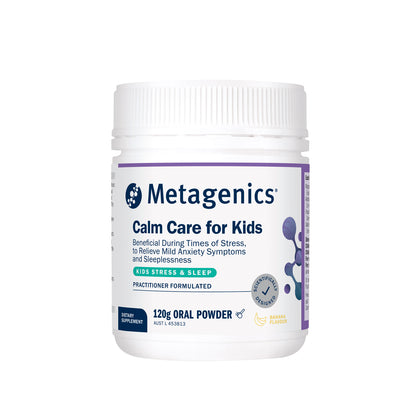 Metagenics Calm Care for Kids Banana 120g Powder