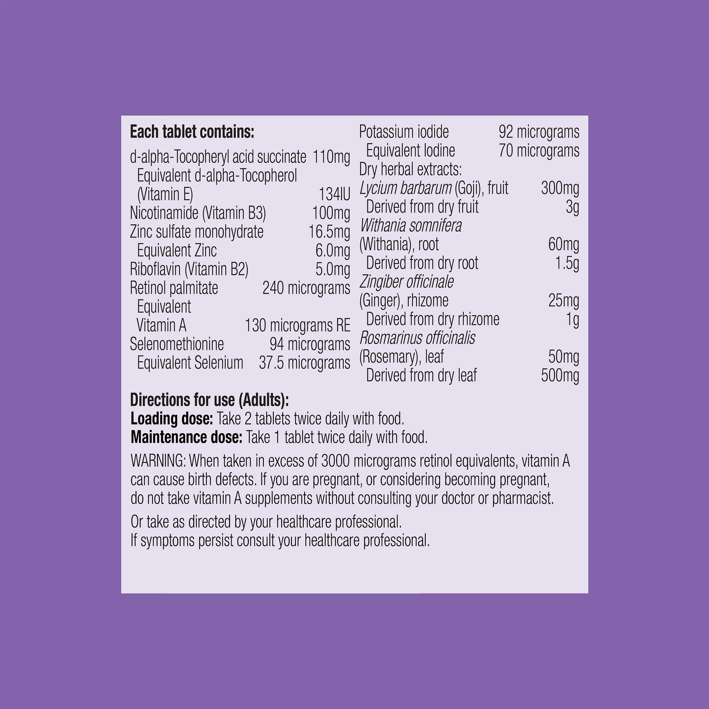 Thyrobalance 60 Tablets