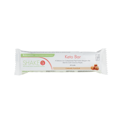 Shake It Keto Bar Caramel 60g Bar 10 Pack