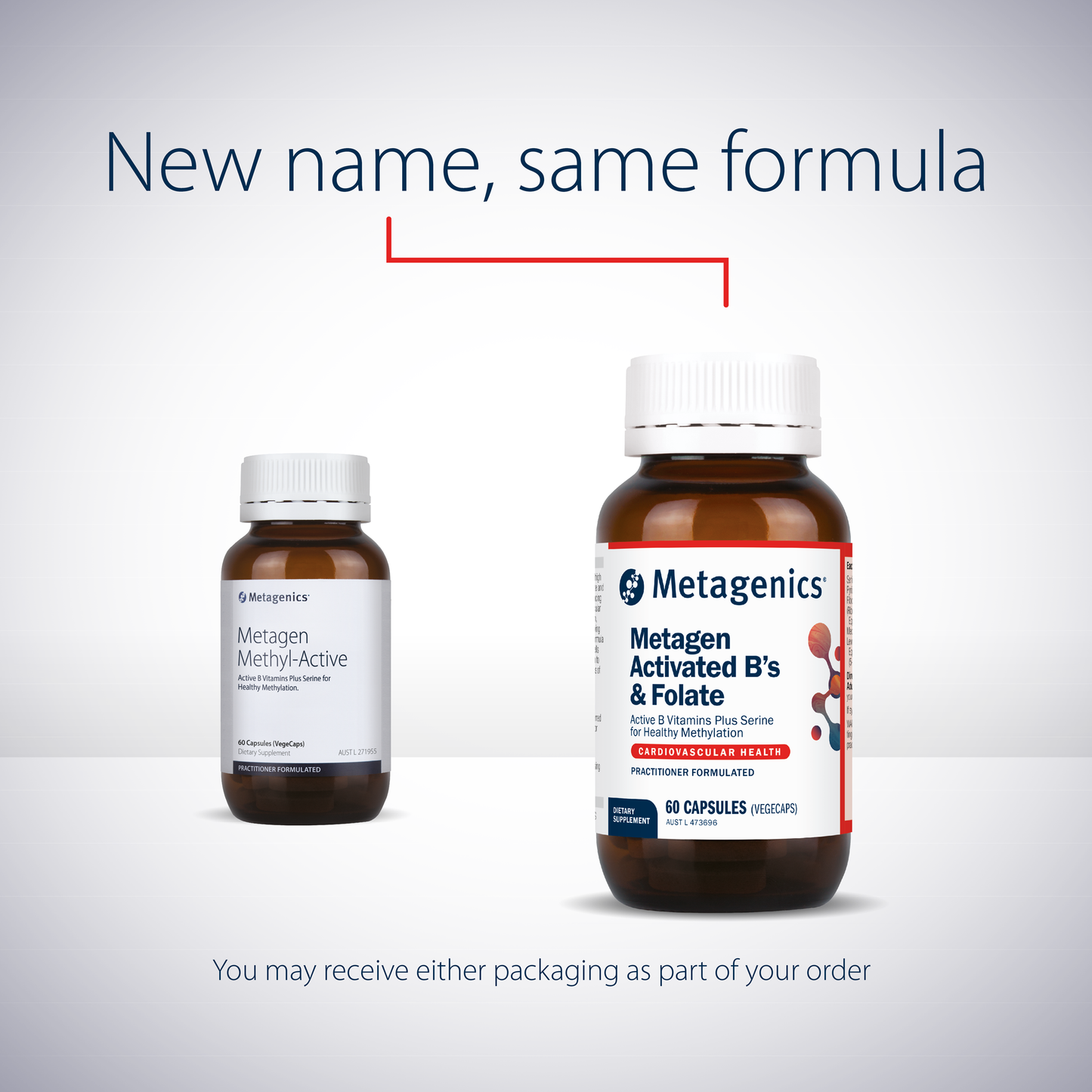 Metagen Activated B's & Folate 60 Capsules