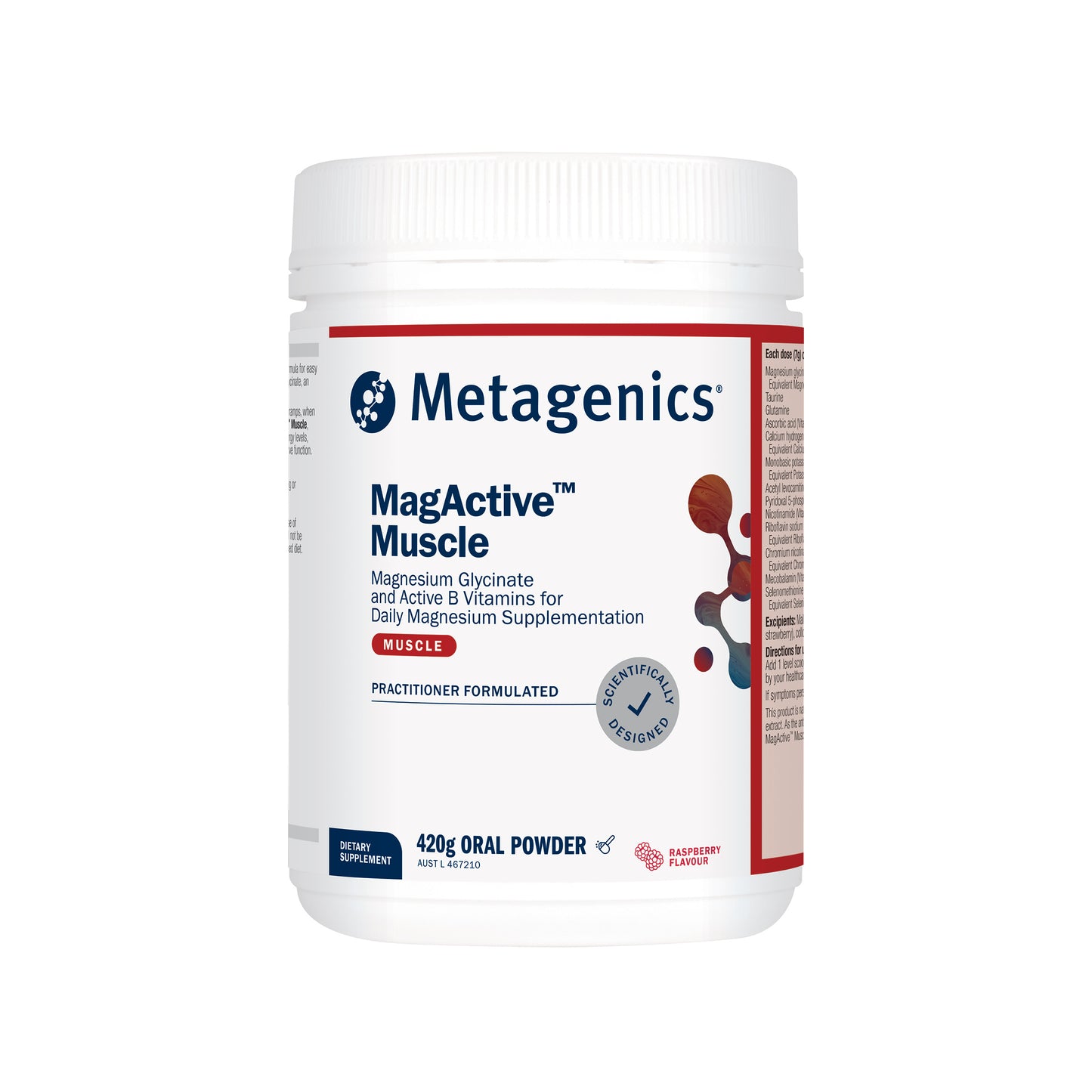MagActive Muscle Raspberry 420g Powder