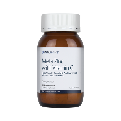 Meta Zinc with Vitamin C Orange 114g Powder