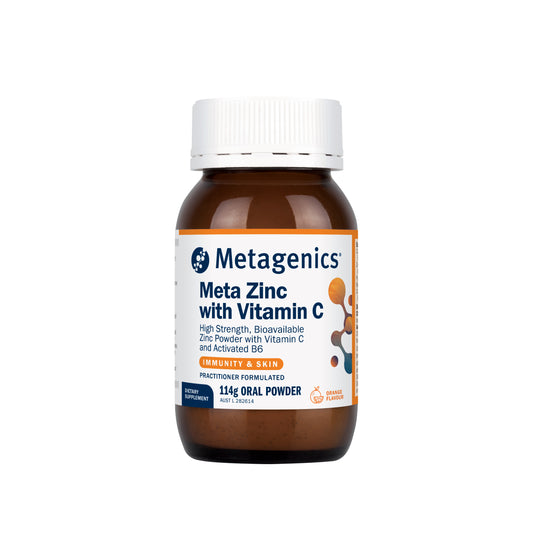 Metagenics Meta Zinc with Vitamin C Orange 114g Powder