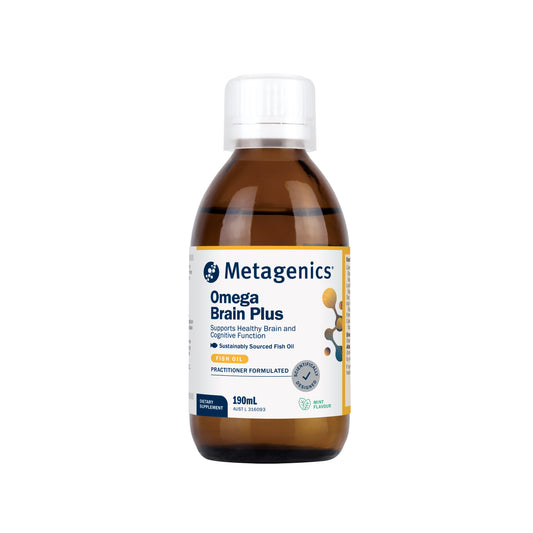 Omega Brain Plus Peppermint 190ml Liquid