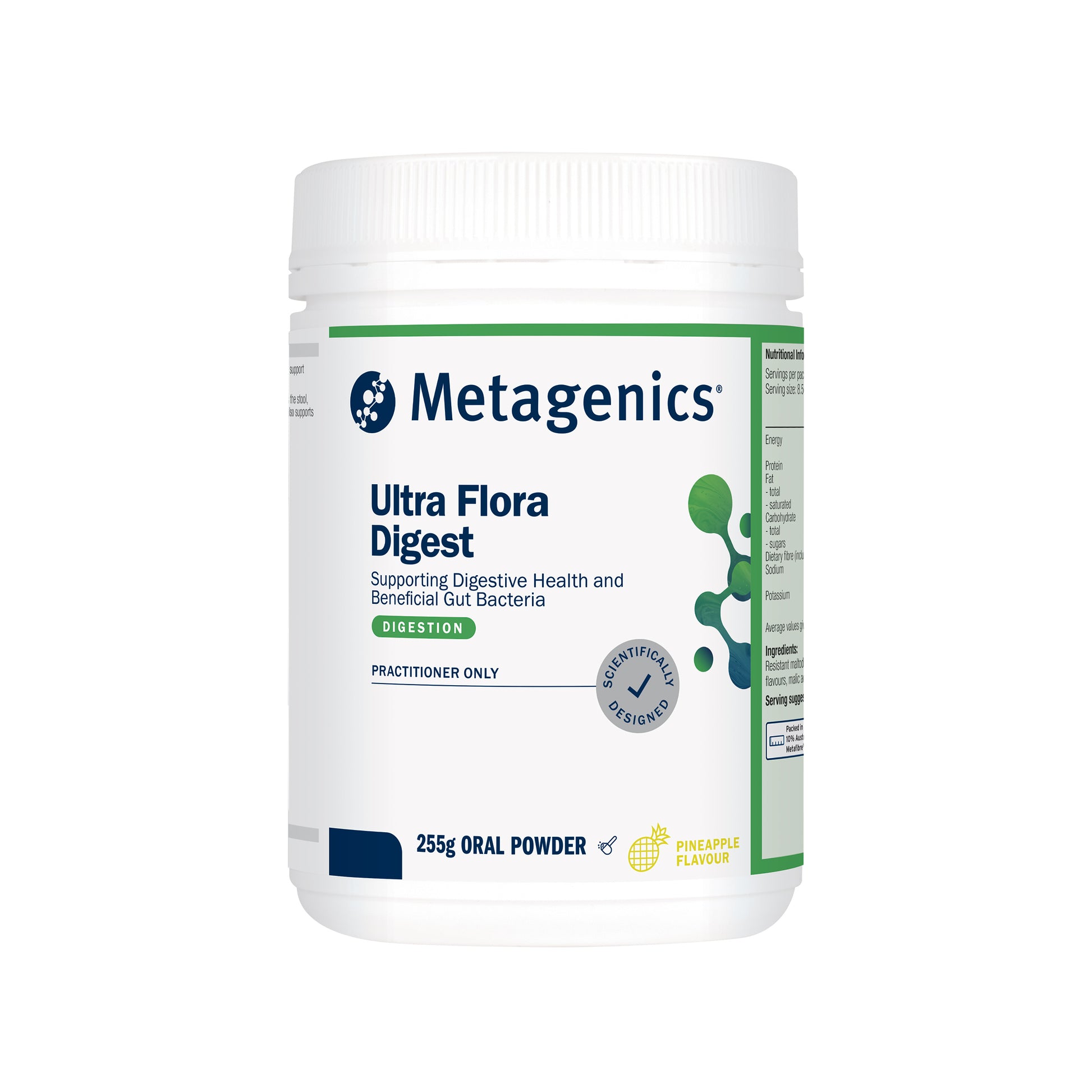 Metagenics UltraFlora Digest Pineapple 255g Powder