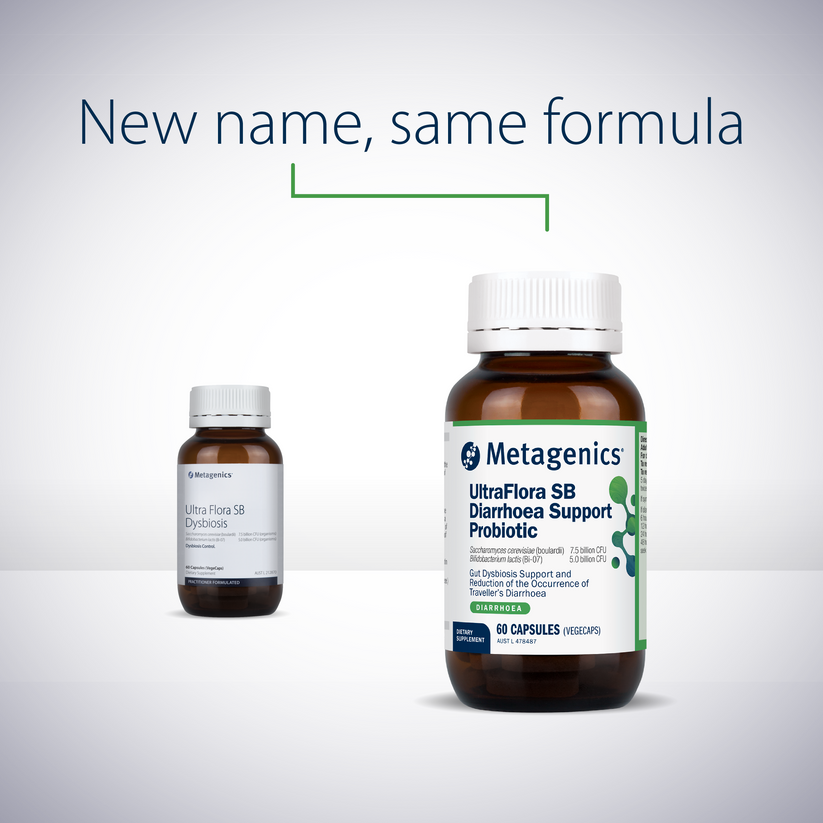 Metagenics UltraFlora SB Diarrhoea Support Probiotic 60 Capsules