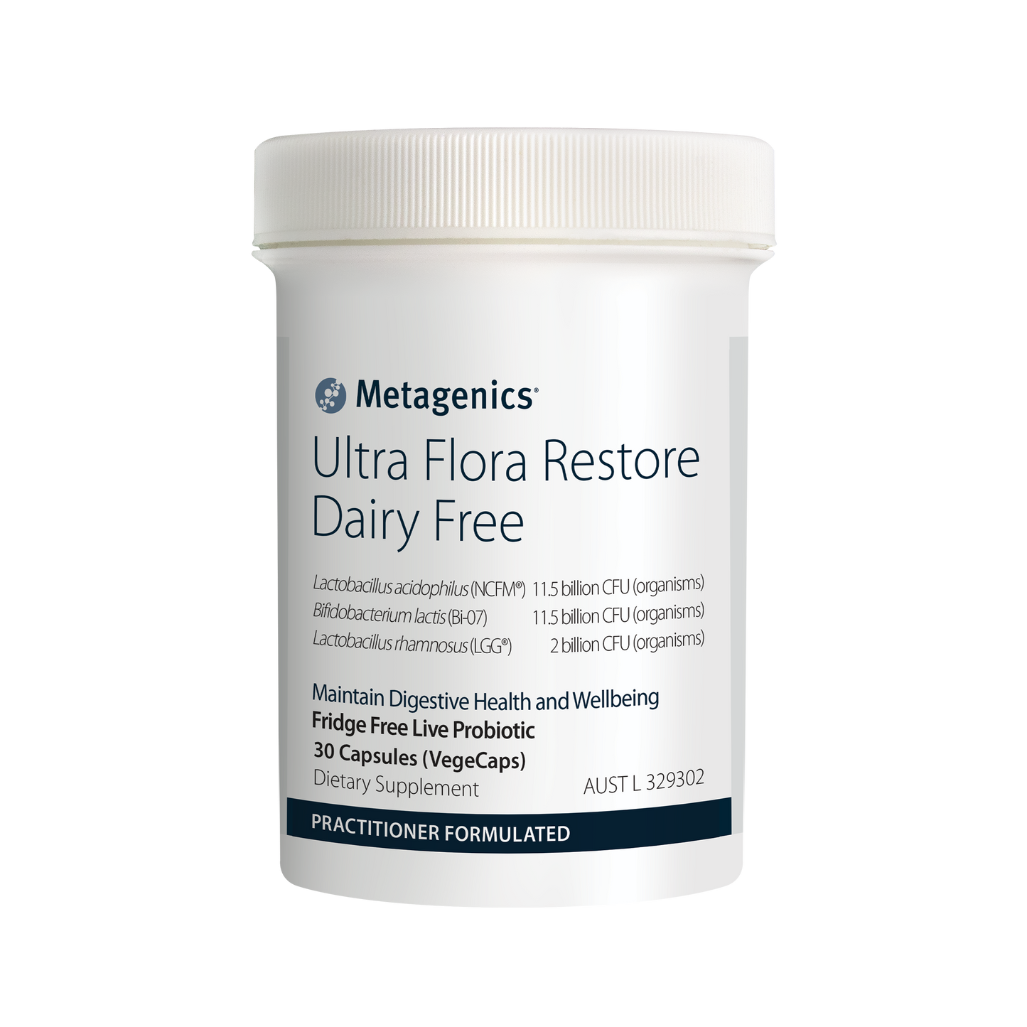 UltraFlora Restore Dairy Free Probiotic 30 Capsules