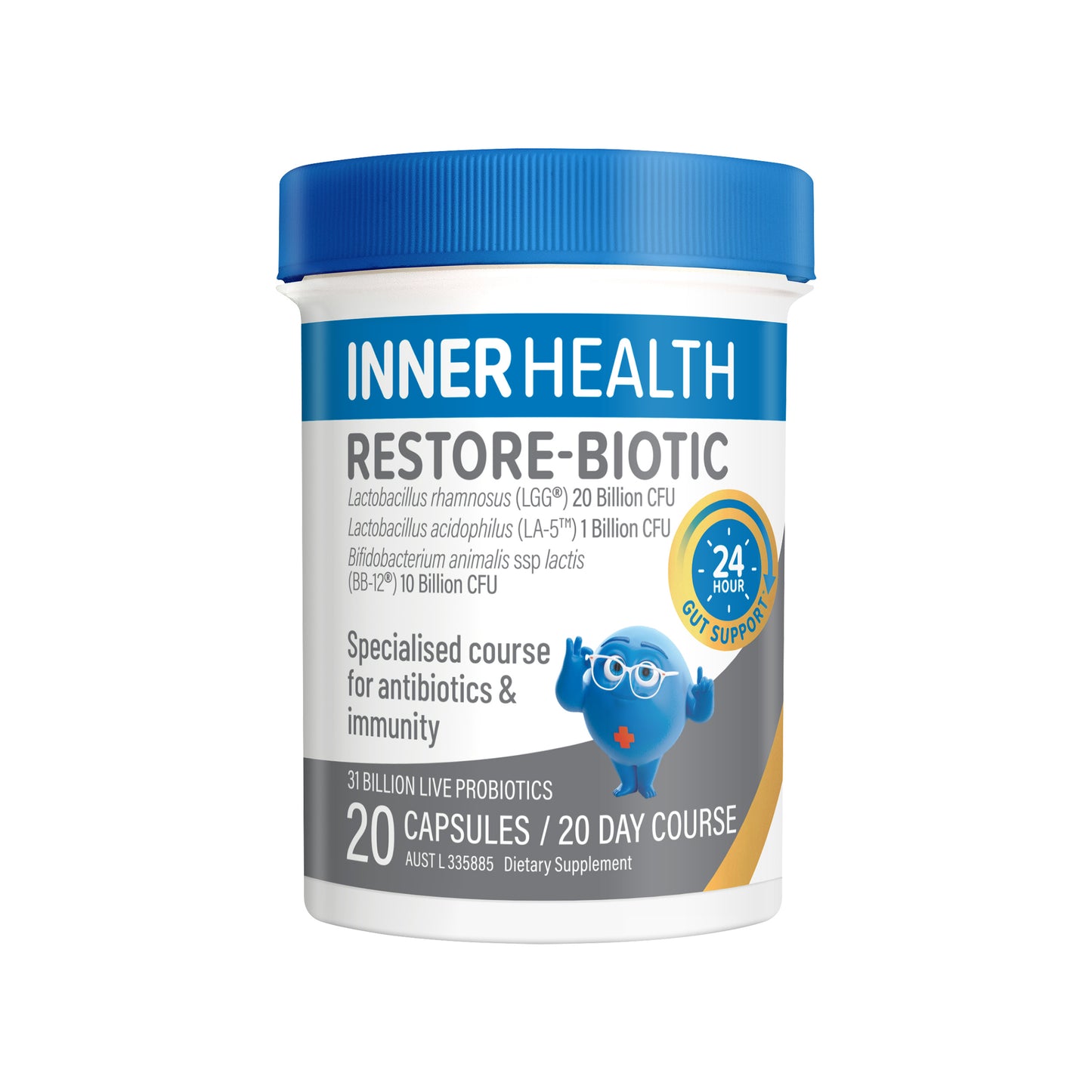 Restore-Biotic Probiotic 20 Capsules