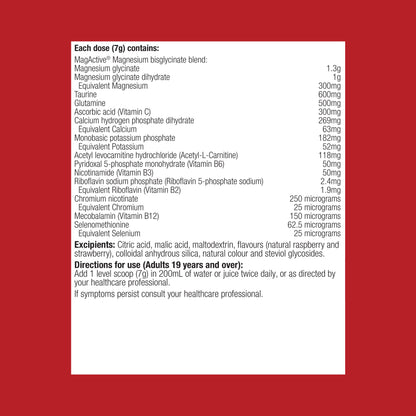 MagActive Muscle Raspberry 210g Powder